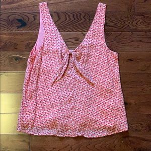 Anthropologie Key-Hole Bow Tank Top (Xsmall)